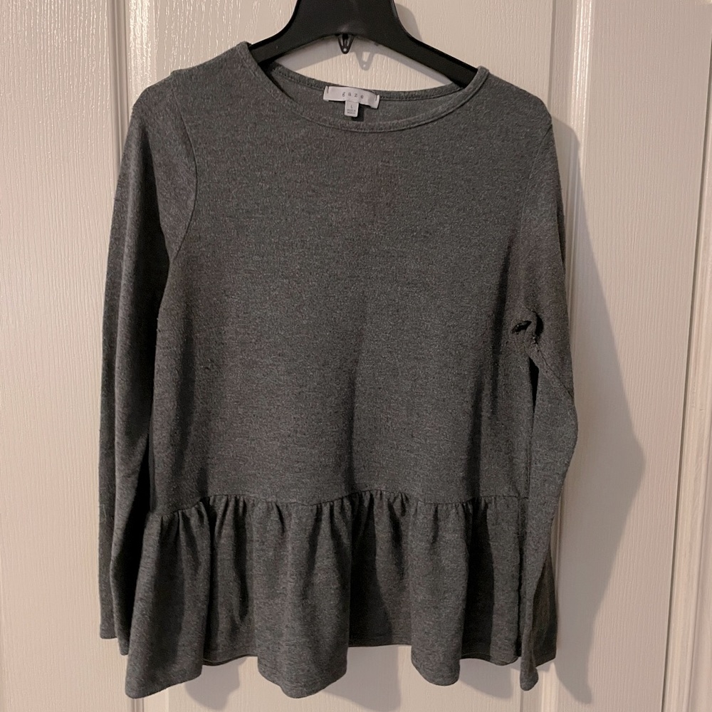 Long sleeved flared top 😍 (5/20)